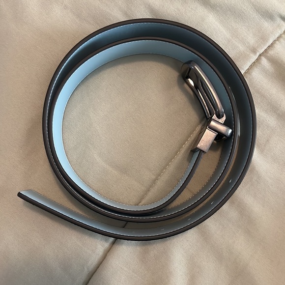 Coach Charcoal and Powder Blue Belt size 42 - Picture 4 of 7